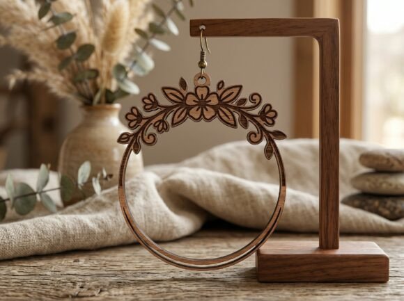Floral Hoop Earring SVG Review