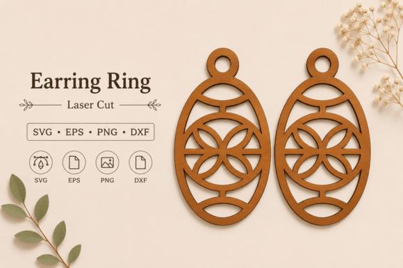 Floral Oval Earrings SVG Review